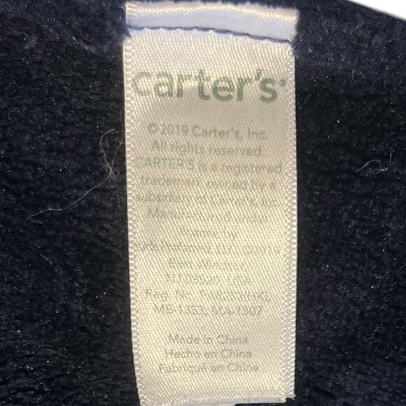 CARTERS Security Fleece Blanket with Plush Whale 13" x 13" Blankie Binky - Picture 8 of 10